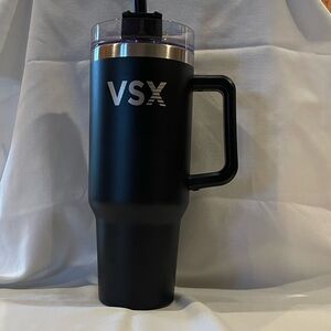 VSX Matte Black Tumbler with Handle